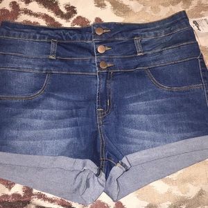 High waisted shorts